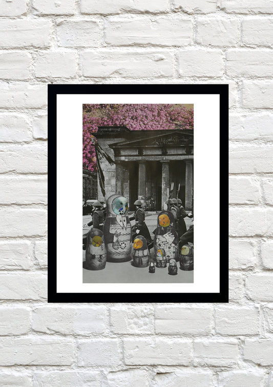 Before you say - A4 original print on fine cotton rag 1/1 - framed